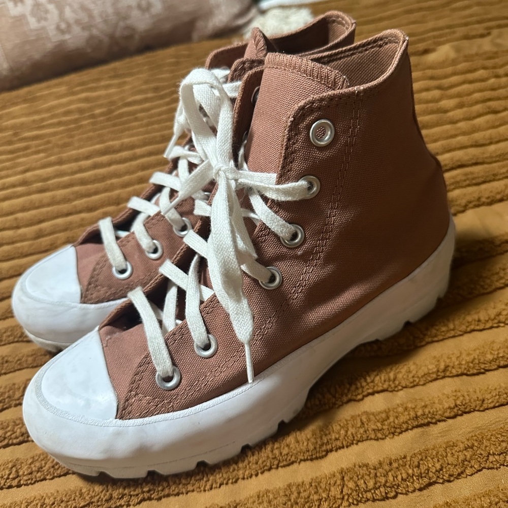 Converse All Star High Top Sneakers in Rust